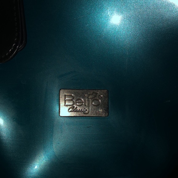 BEIJO Teal/Black Preowned Handbag - Picture 3 of 12